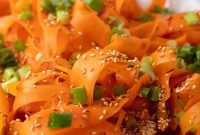 Whip Up the Viral Tiktok Carrot Ribbon Salad