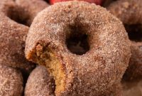 Baked Apple Cider Donuts Bursting with Real Reduced Cider Flavor