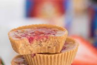 Lightened Up Peanut Butter and Jelly Swirl Cups