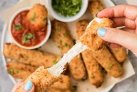 Airfryer’da Kusursuz Mozzarella Çubukları