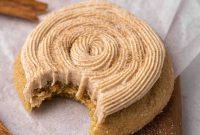 Decadent Crumbl Churro Cookies with Cinnamon Buttercream Swirls