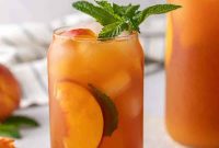 Effortless Peach Iced Tea: Just 3 Ingredients