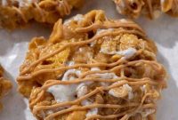 Sweet & Salty No-Bake Peanut Butter Marshmallow Cornflake Treats