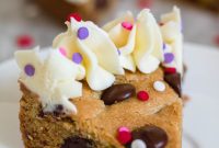 Valentines Day Heart Cookie Cake for Two