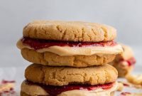Ultimate Peanut Butter and Jelly Cookie Sandwich