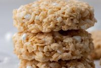 Crumbl Style No Bake Rice Krispies Treats
