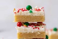 Effortless Christmas Sugar Cookie Squares
