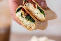 The Ultimate Homemade Starbucks Spinach Feta Wrap