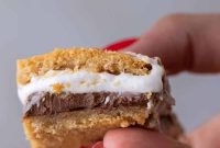 Ultimate Gooey Smores Cookie Bars