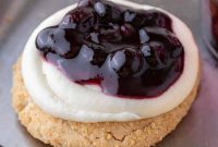 Crumbl Blueberry Cheesecake Cookie Perfection