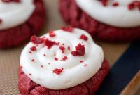 Crumbl-Style Easy Red Velvet Cupcake Cookies