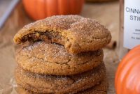Your New Favorite Brown Butter Pumpkin Snickerdoodle Cookies