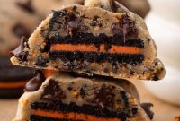 Halloween Oreo Chocolate Chip Cookie Surprises