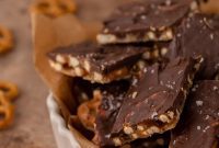 Festive Chocolate Caramel Pretzel Crunch