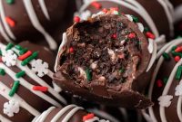 Festive Little Debbie Christmas Tree Truffles