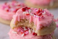 Ultimate Valentine Frosted Sugar Cookies