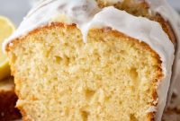 Effortless Zesty Whole Lemon Blender Cake