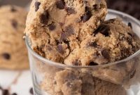 Perfect No Bake Chocolate Chip Cookie Dough