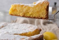 Luscious Lemon Butter Drizzle Cake