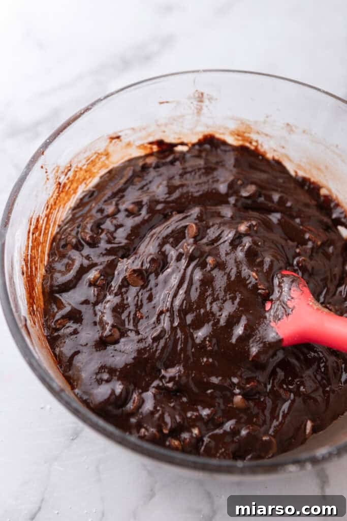 Mastering the World's Best Fudgy Brownies 14 brownie batter in a bowl