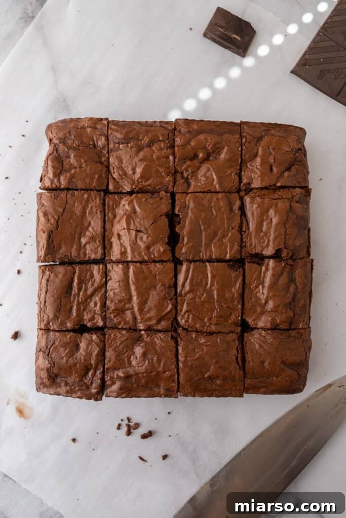 baked batter sliced in squares