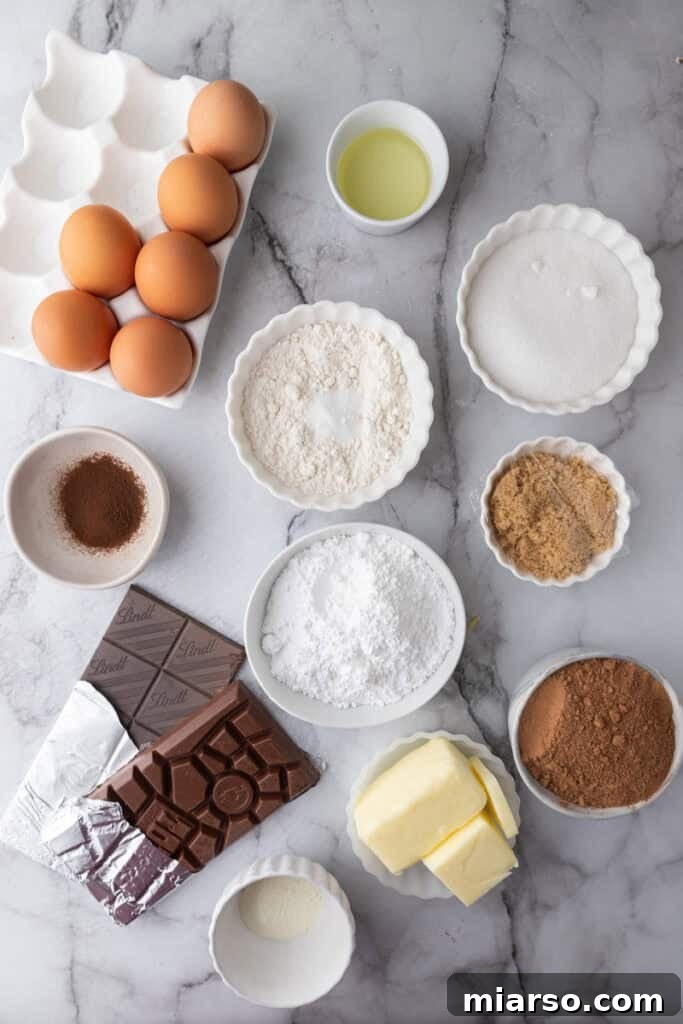 Fudgy Brown Butter Brownies recipe ingredients