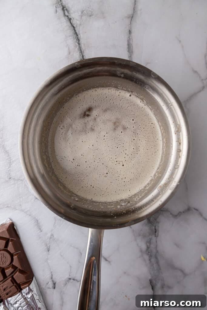 ingredients in a saucepan
