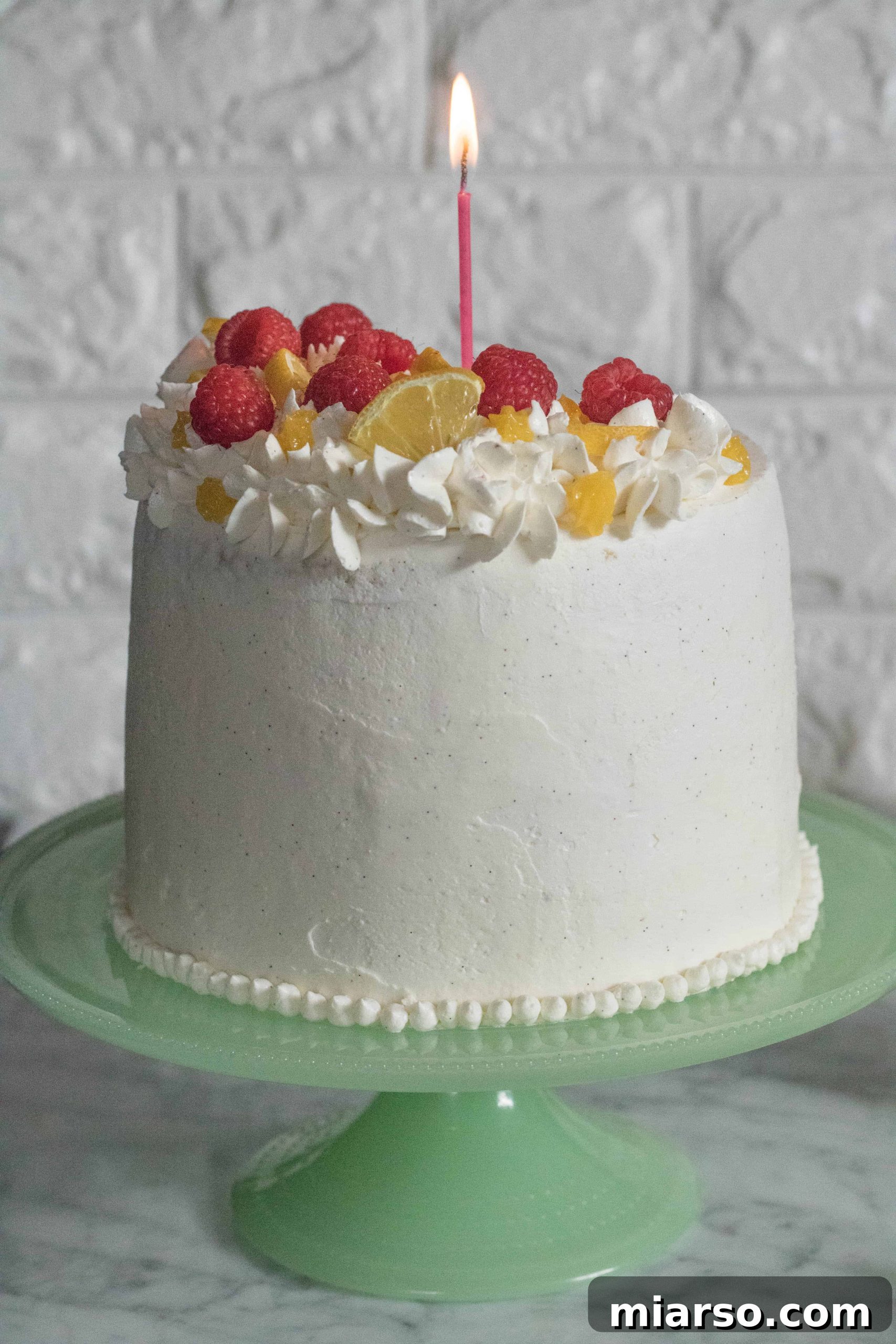 One year anniversary blog post, lemon curd vanilla cake recipe