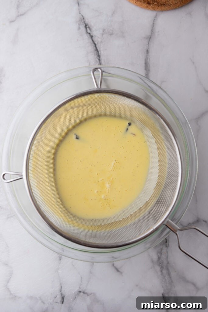 ingredients in a sieve