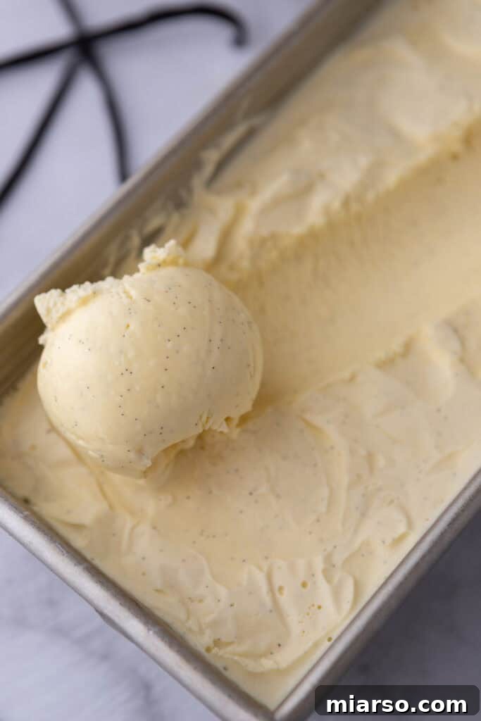 ingredients in a pan getting scooped