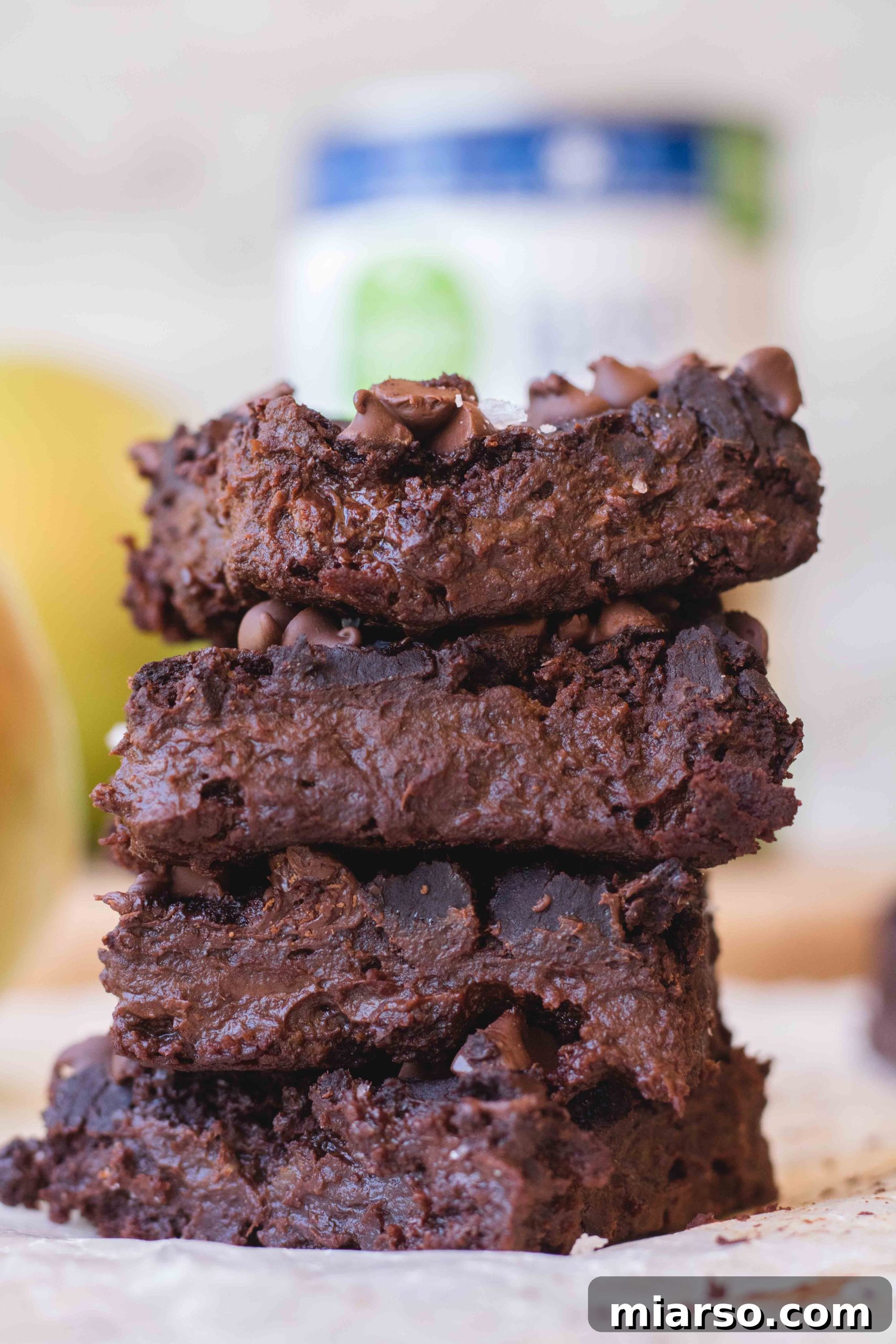 The healthiest vegan black bean brownies