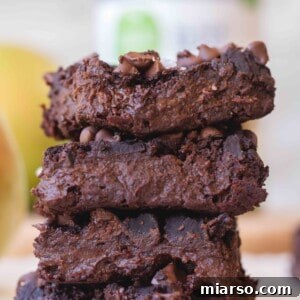 The healthiest vegan black bean brownies