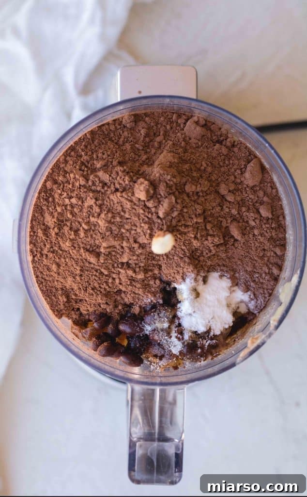 How to make vegan brownies: Blending the batter