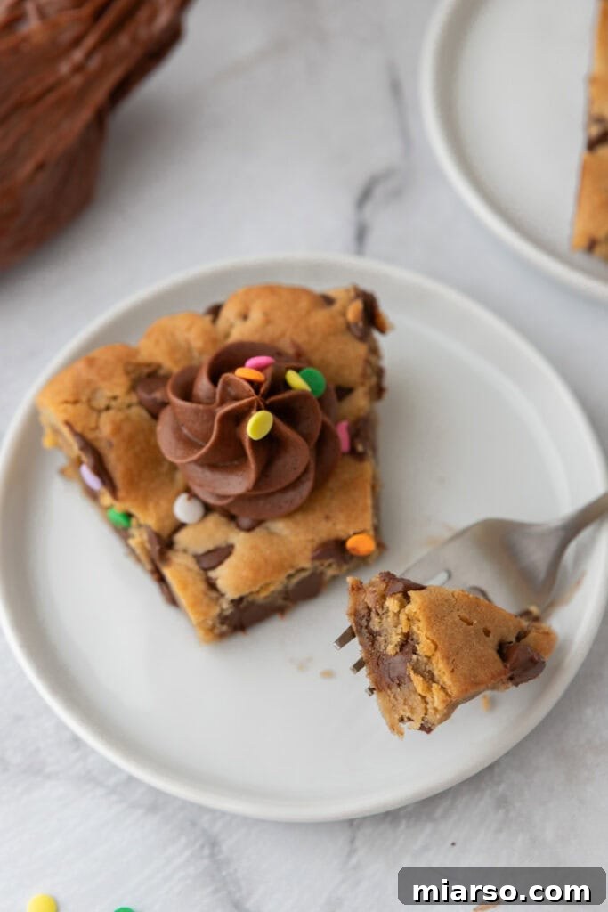 The Ultimate Homemade Chocolate Chip Cookie Cake 16 Decorated chocolate chip cookie cake with birthday candles