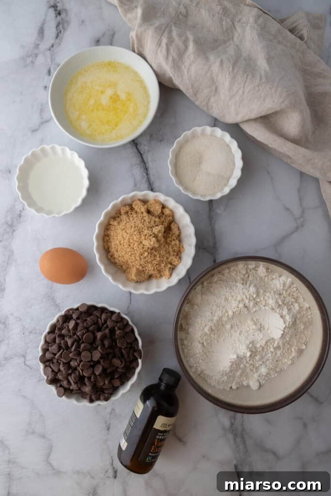 The Ultimate Homemade Chocolate Chip Cookie Cake 3 Key ingredients for a perfect chocolate chip cookie cake