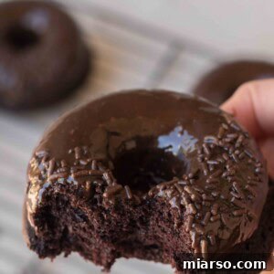 Baked chocolate donuts recipe