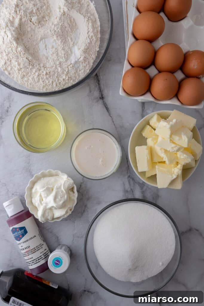 Showstopping Stars and Stripes Bundt Cake 3 Red White and Blue Bundt Cake recipe ingredients