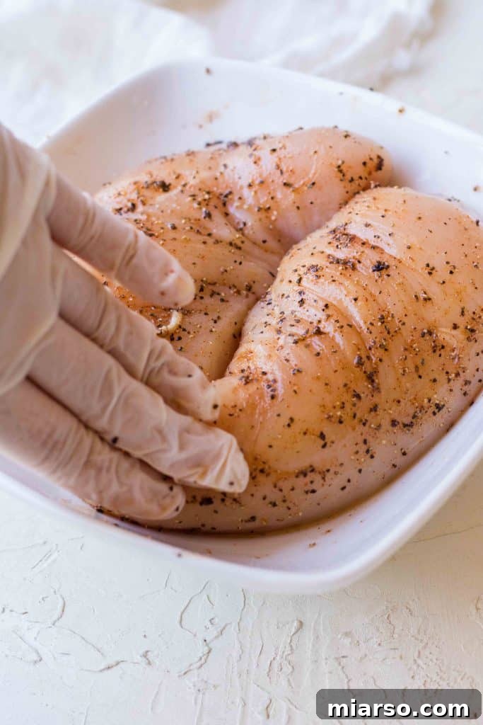 Seasoning chicken breast for air fryer