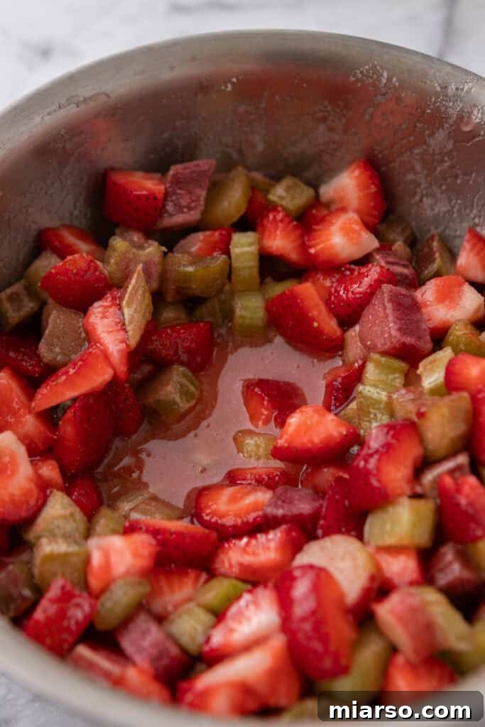fruit and juice in a pot