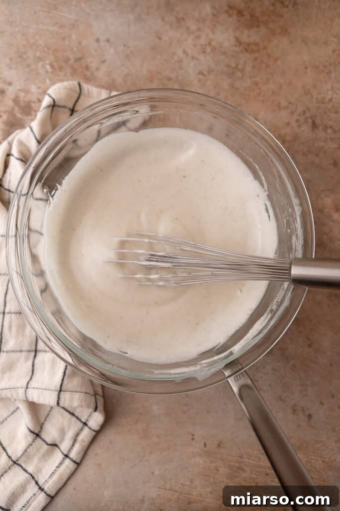 Mastering Chocolate Meringue Pie 14 ingredients in a double boiler