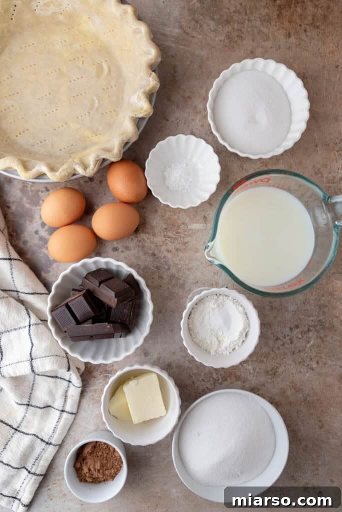 Mastering Chocolate Meringue Pie 3 chocolate meringue pie slice recipe ingredients