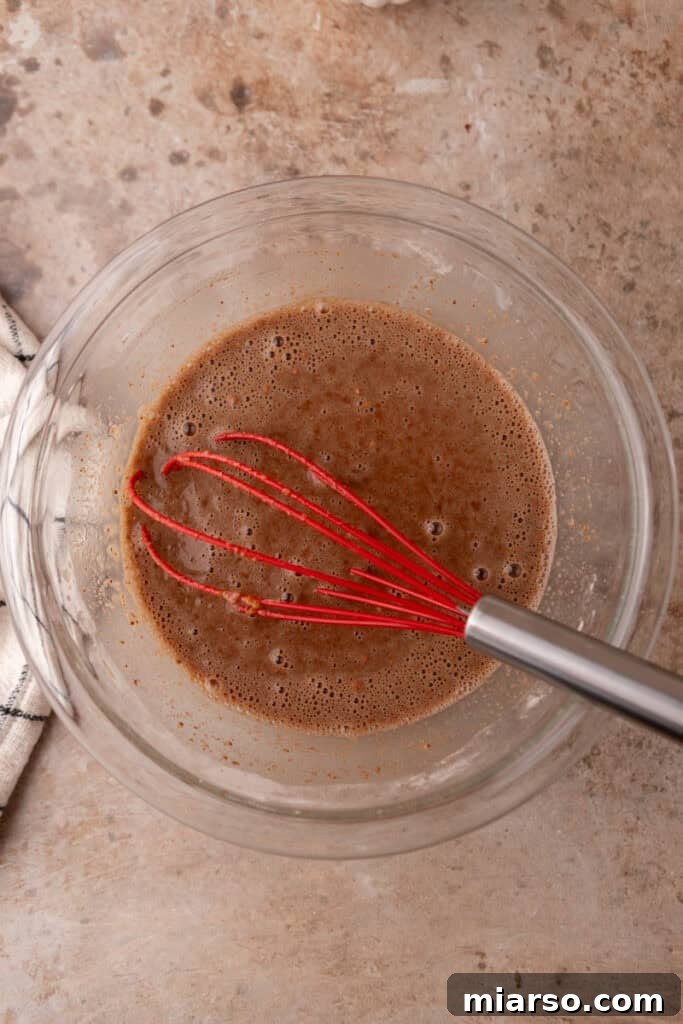 Mastering Chocolate Meringue Pie 6 ingredients in a bowl