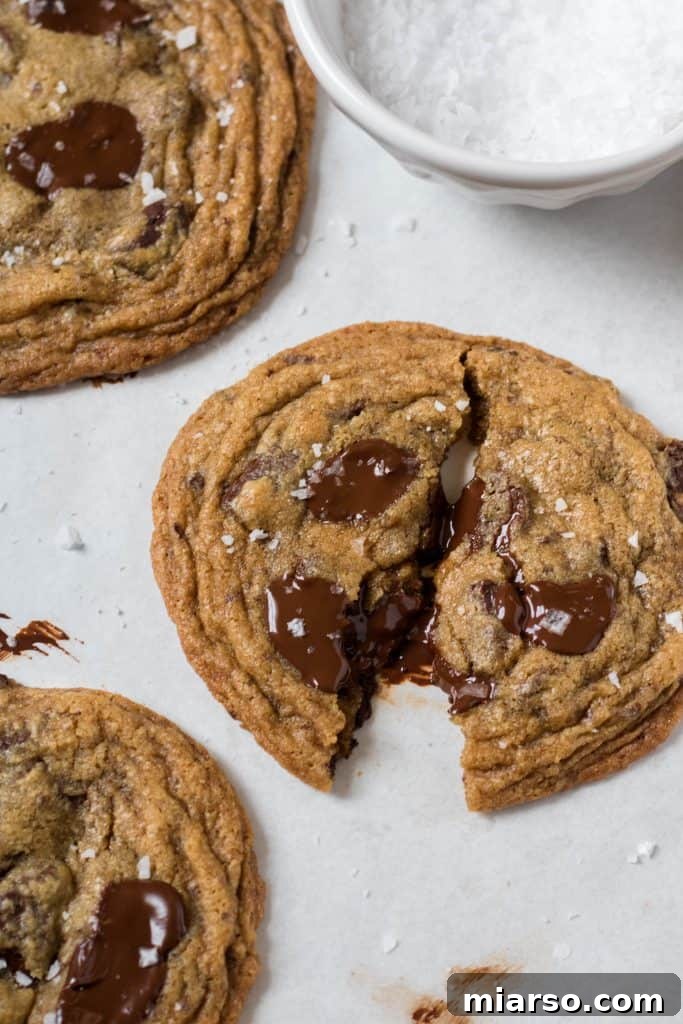 Chewy espresso chocolate chip cookies
