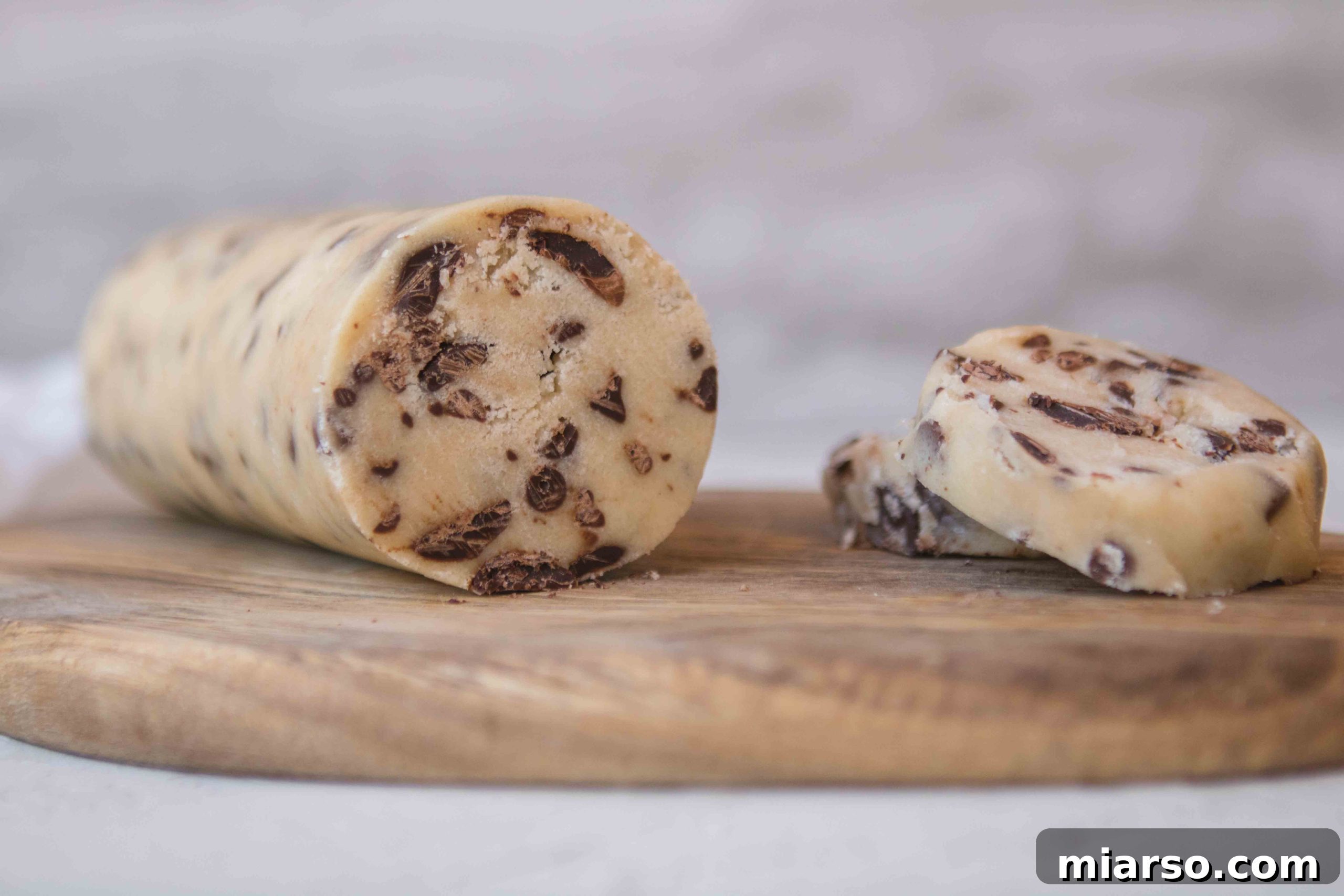 Cookie dough logs with no brown sugar