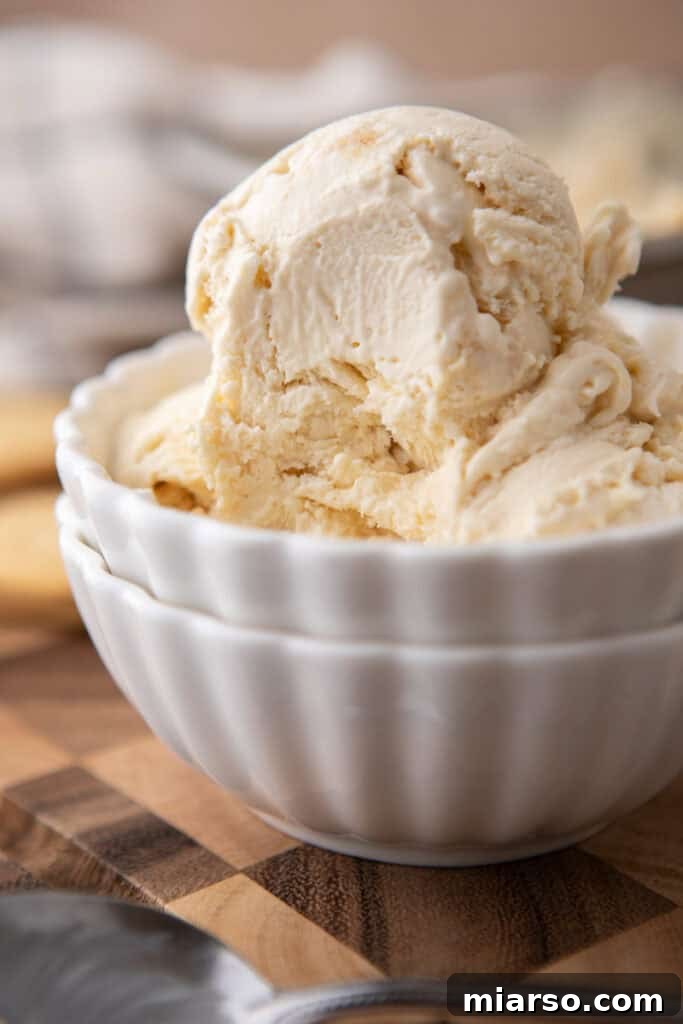 Freshly prepared No-Churn Cream Cheese Ice Cream mixture in a mixing bowl
