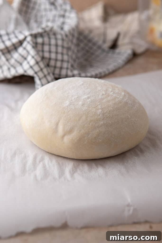 same day sourdough bread on parchment