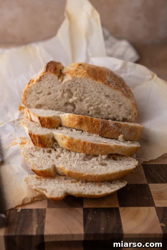 overhead shot of the same day sourdough bread recipe