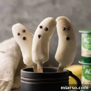 Boonanas - A Frozen Banana Ghost Halloween treat