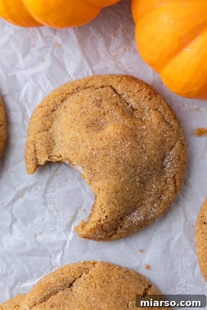 Luscious Pumpkin Cheesecake Cookies 18 Pumpkin Cheesecake Cookies recipe overhead shot