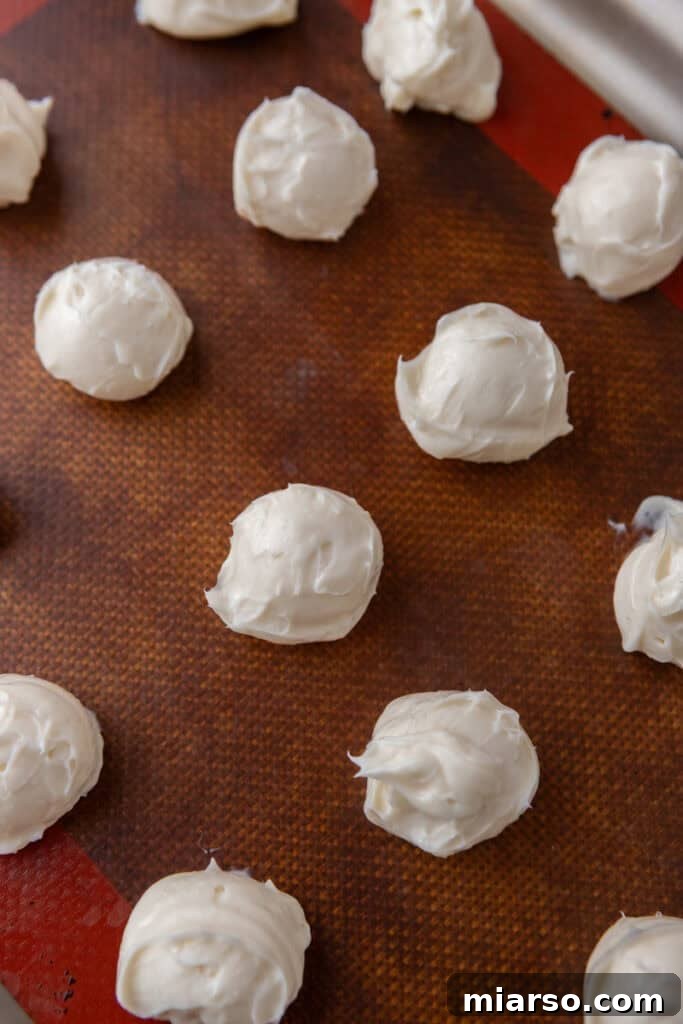 Luscious Pumpkin Cheesecake Cookies 7 filling ingredients rolled into balls